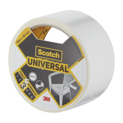 Scotch Universal Cinta Adhesiva Americana 48mm x 10m - Color Blanco