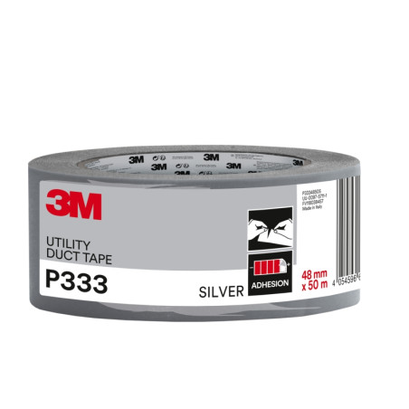 3M Cinta Adhesiva Americana - 48mm x 50m - Color Plata
