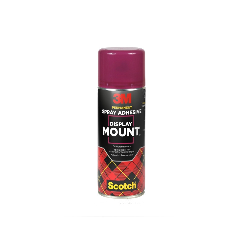 Scotch Display Mount Adhesivo en Spray 400ml - Union Permanente y Duradera - Color Transparente