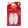 Command Ganchos Adhesivos - Plastico Resistente - Soporta hasta 1.3kg - Color Blanco