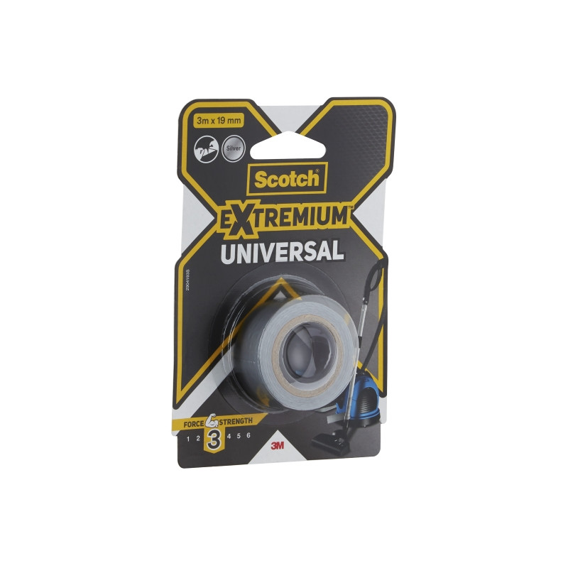 Scotch Extremium Universal Cinta Adhesiva Americana - 3m x 19mm - Color Negro