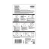 Command Mini Pack de 3 Ganchos - 4 Tiras Adhesivas - Soportan hasta 225G - Color Transparente