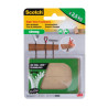 Scotch Extreme Cierres Adhesivos Reposicionables - 25mm x 75mm - Soporta hasta 2.5kg - Color Transparente