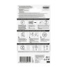 Command Pack de 3 Ganchos Compactos - Punta de Alambre - 3 Tiras Adhesivas - Soporta hasta 225G - Talla S - Color Blanco