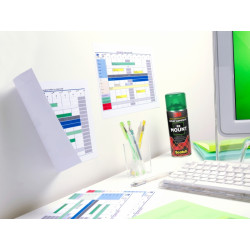 Scotch Remount Adhesivo en Spray 400ml - Union Temporal y Flexible - No Permanente - Color Transparente