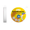 ErichKrause Cinta Adhesiva de Doble Cara - 1mm de Grosor - 18mm de Ancho - 12 Metros - Alta Adhesion - Base de Papel Extraible