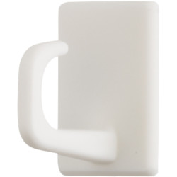 3M Pack de 4 Ganchos Adhesivos para Tazas - Soporta hasta 0.3kg - Color Transparente