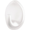 3M Pack de 3 Ganchos Adhesivos Ovalados - Formato S - Soporta hasta 0.3kg - Color Blanco