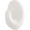 3M Pack de 2 Ganchos Adhesivos Ovalados - Formato M - Soporta hasta 0.6kg - Color Blanco