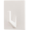 3M Pack de 3 Ganchos Adhesivos Rectangulares - Formato S - Soporta hasta 0.3kg - Color Blanco