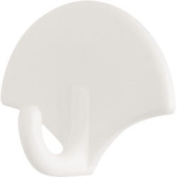 3M Pack de 2 Ganchos Adhesivos con Forma de Abanico - Soporta hasta 0.3kg - Color Blanco