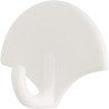 3M Pack de 2 Ganchos Adhesivos con Forma de Abanico - Soporta hasta 0.3kg - Color Blanco