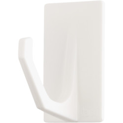 3M Gancho Adhesivo Rectangular - Formato L - Soporta hasta 0.6kg - Color Blanco