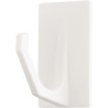 3M Gancho Adhesivo Rectangular - Formato L - Soporta hasta 0.6kg - Color Blanco
