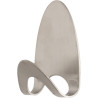 3M Gancho Adhesivo Metalico - Ovalado - Soporta hasta 1.3kg - Color Gris/Titanio