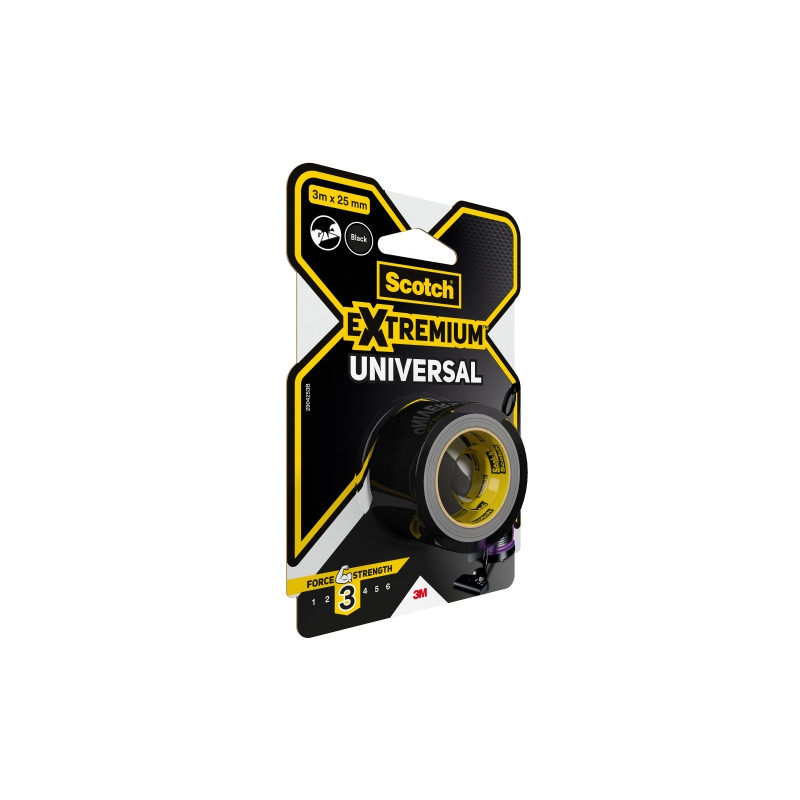 Scotch Extremium Universal Cinta Adhesiva Americana 3m x 25mm - Color Negro