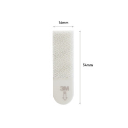Command Pack de 4 Tiras para Colgar Cuadros - Talla S - Soporta hasta 1.8kg - Color Blanco