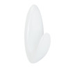 Command Gancho Grande para Toallas - Resistente al Agua - 1 Tira Adhesiva - Soporta hasta 2.2kg - Color Blanco