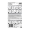 Command Pack de 2 Ganchos Medianos para Aseo - Resistente al Agua - 4 Tiras Adhesivas - Soporta hasta 1.3kg - Color Blanco