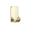 Command Pack de 4 Ganchos Compactos - Metalizado - 5 Tiras Adhesivas - Soporta hasta 225G - Talla S - Color Dorado