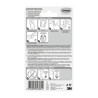 Command Pack de 4 Ganchos Compactos - Metalizado - 5 Tiras Adhesivas - Soporta hasta 225G - Talla S - Color Dorado
