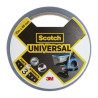 Scotch Universal Cinta Adhesiva Americana - 10m x 48mm - Color Gris Metalizado