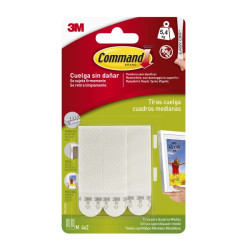 Command Tiras Adhesivas para Colgar Cuadros - Color Blanco