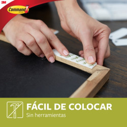 Command Tiras Adhesivas para Colgar Cuadros - Color Blanco