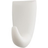 3M Pack de 3 Ganchos Adhesivos Modernos - Formato S - Soporta hasta 0.3kg - Color Blanco