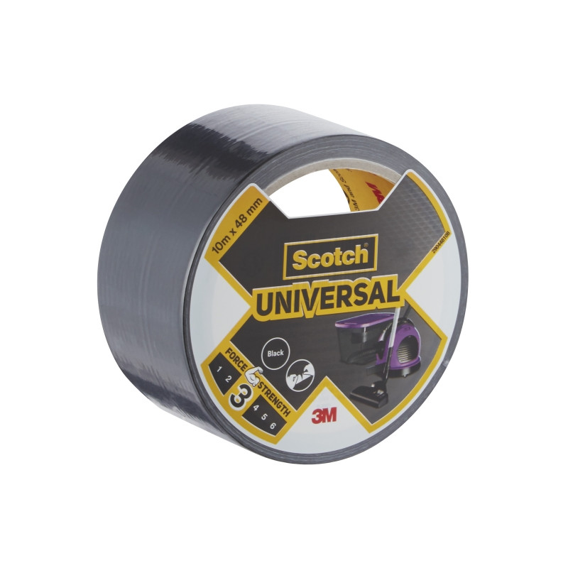 Scotch Cinta Adhesiva Americana 48mm x 10m - Color Negro