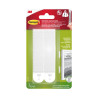 Command Pack de 8 Tiras Adhesivas para Objetos Pesados - 4 Pares XL - Soporta hasta 9kg - Color Blanco