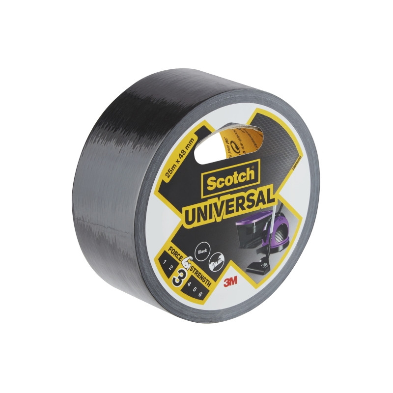Scotch Cinta Adhesiva Americana -  48mm x 25m - Color Negro