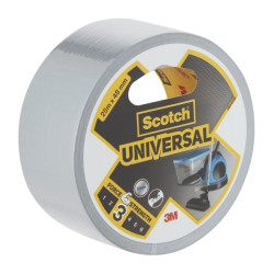 Scotch Universal Cinta Adhesiva Americana - 48mm x 25m - Color Gris Metalizado