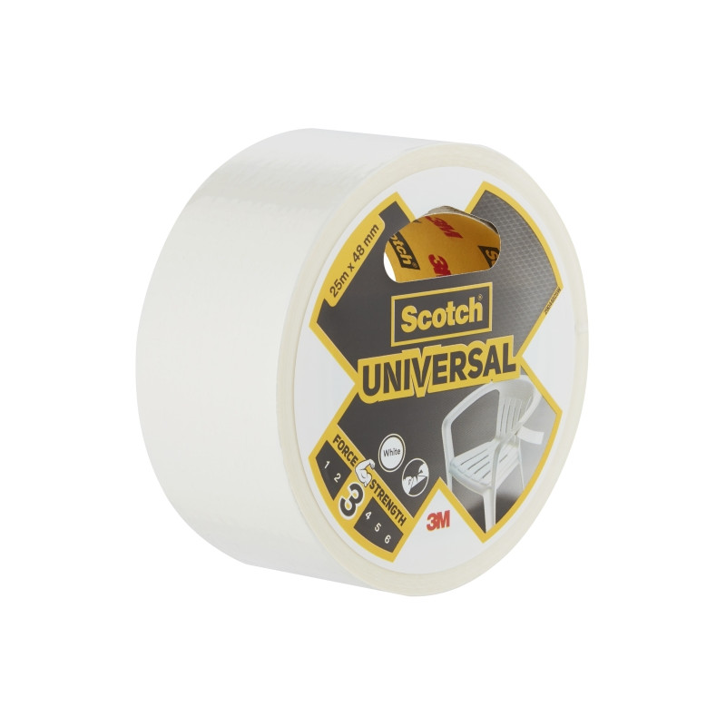 Scotch Cinta Adhesiva Americana -  48mm x 25m - Color Blanco