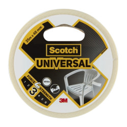 Scotch Cinta Adhesiva Americana -  48mm x 25m - Color Blanco