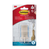 Command Gancho Compacto para Aseo - Resistente al Agua - 1 Unidad - 2 Tiras Adhesivas - Soporta hasta 450G - Talla S - Color
