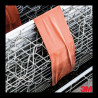 3M Cinta Adhesiva de PVC - 75mm x 33m - Alta Visibilidad - Color Naranja