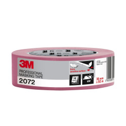 3M Cinta de Enmascarar - 36mm x 50m - Color Rosa