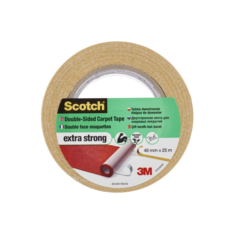 Scotch Cinta Adhesiva para Moqueta - Extrafuerte - Color Blanco