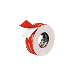 Tesa Ultra Strong Cinta Adhesiva de Doble Cara Ultra Fuerte 19mm x 1.5m - Color Blanco