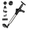 Innovagoods Jetpro Desatascador de Aire Comprimido 5 en 1 con Accesorios - Alta Presion - Acero Inoxidable - Manometro Incluido