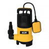 Blim Bomba Sumergible para Aguas Sucias - Potencia 400W - Caudal 10.000L/h - Elevacion 5.5m - Solidos 25mm - IPX8 - Flotador