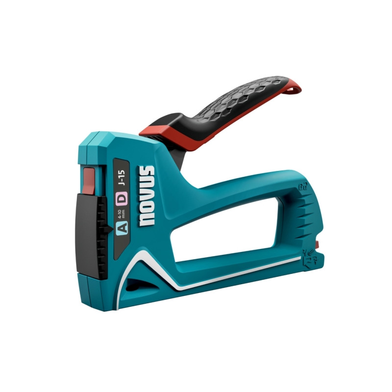 Novus J15 Clavadora/Grapadora - Para Grapas de 4 a 10mm - Cambio de grapa Mediante Mecanismo de Desplazamiento - Bloqueo del