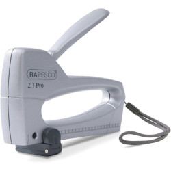 Rapesco Z T-Pro Clavadora/Grapadora - Para Grapas 53/6-8mm - Bloqueo del Mando - Visor del Nivel de Grapas - Color Plata