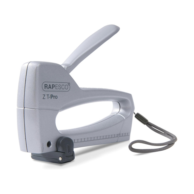 Rapesco Z T-Pro Clavadora/Grapadora - Para Grapas 53/6-8mm - Bloqueo del Mando - Visor del Nivel de Grapas - Color Plata