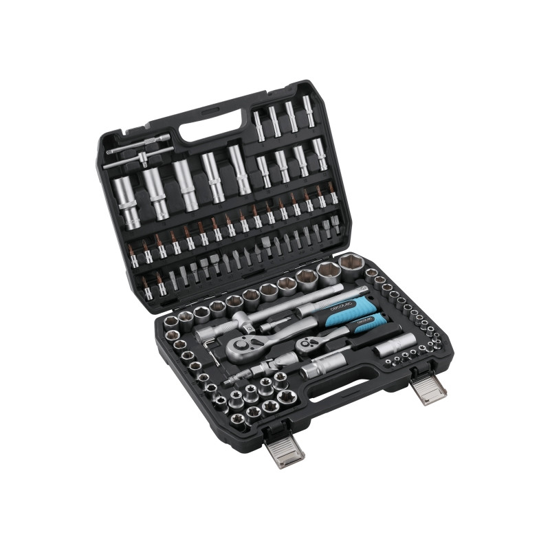Cecotec ToolBox KRK 4200 Juego de Herramientas - 108 Piezas - Incluye Accesorios - Color Negro
