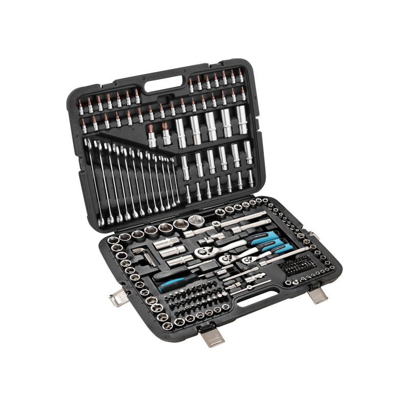 Cecotec ToolBox KRK 6200 Juego de Herramientas - 216 Piezas - Incluye Accesorios - Color Negro