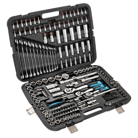 Cecotec ToolBox KRK 6200 Juego de Herramientas - 216 Piezas - Incluye Accesorios - Color Negro