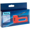 Petrus 260 Plus Clavadora/Grapadora - Para Grapas 530/4-10mm - Carga Posterior - Sistema de Bloqueo de Palanca - Color Rojo