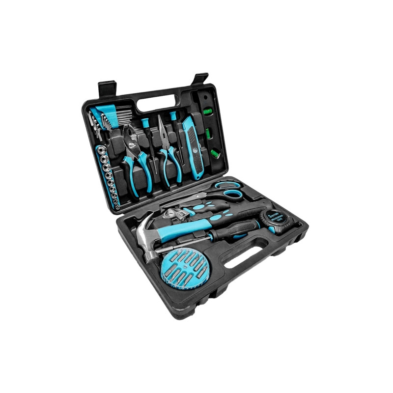 Cecotec CecoRaptor 4200 ToolBox Juego de Herramientas - Cierre de Boton - Asa Ergonomica - Incluye Accesorios - 31x22.5x7cm
